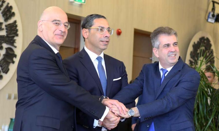 Ξεκίνησε στο Προεδρικό η τριμερής συνάντηση Κύπρου-Ελλάδας-Ισραήλ