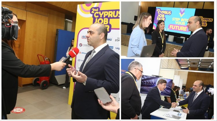 Ο Γιάννης Παναγιώτου στο 2ο Cyprus Job Fair-Το μήνυμά του σε όσους αναζητούν εργασία(pics)