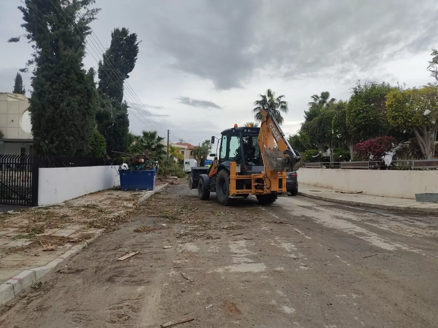 Τιτάνιες προσπάθειες να επιδιορθωθούν οι ζημιές στο Δήμο Γερμασόγειας (εικόνες)