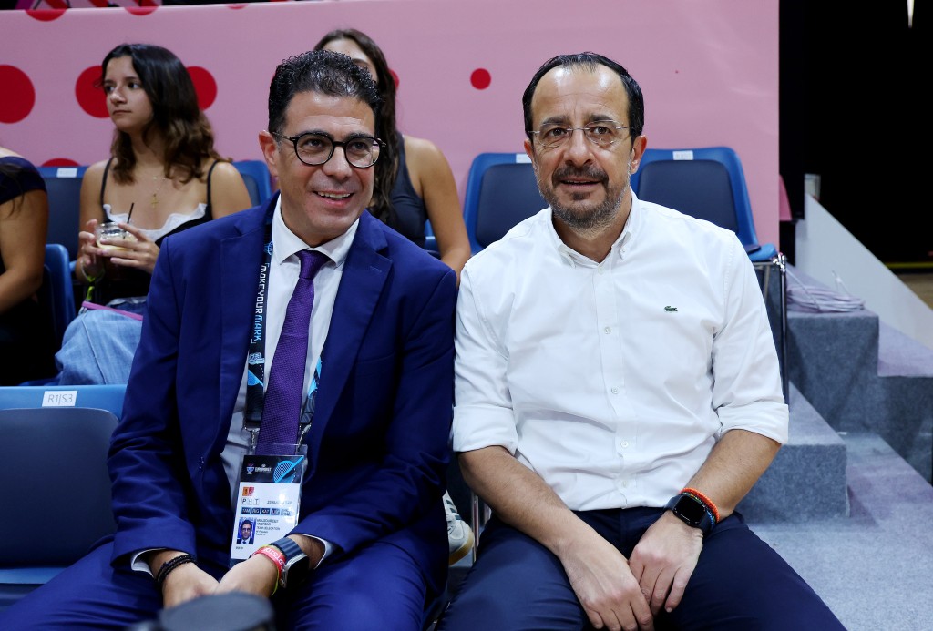Ο Πρόεδρος της Δημοκρατίας, κ. Νίκος Χριστοδουλίδης παρευρέθηκε στην εναρκτήρια ημέρα του FIBA EuroBasket 2025