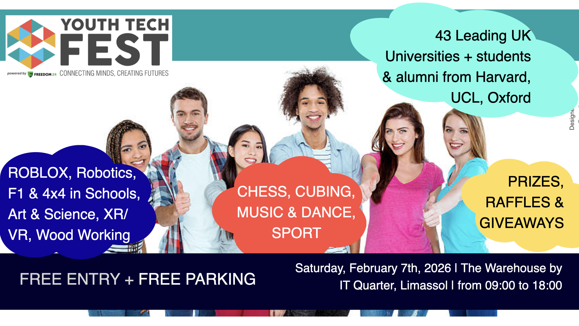 Youth Tech Fest Cyprus 2026: Η μεγαλύτερη γιορτή τεχνολογίας για νέους